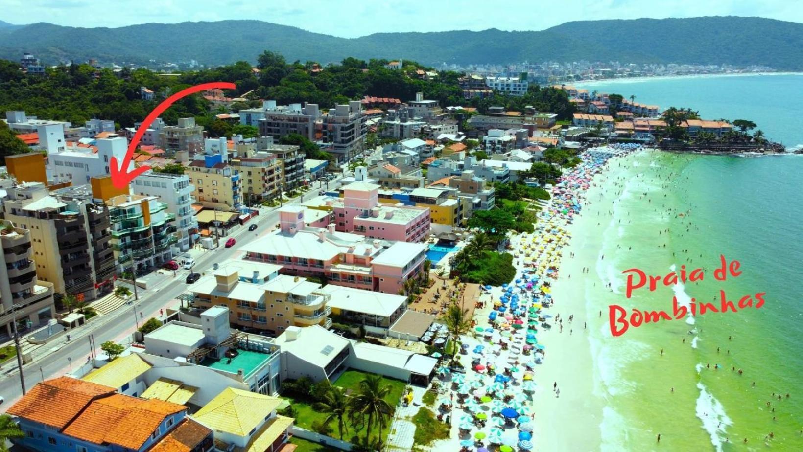 1053 - Praia De Bombinhas Locacao De Temporada - Residencial Egidio Pinheiro Apto 302 B Zewnętrze zdjęcie